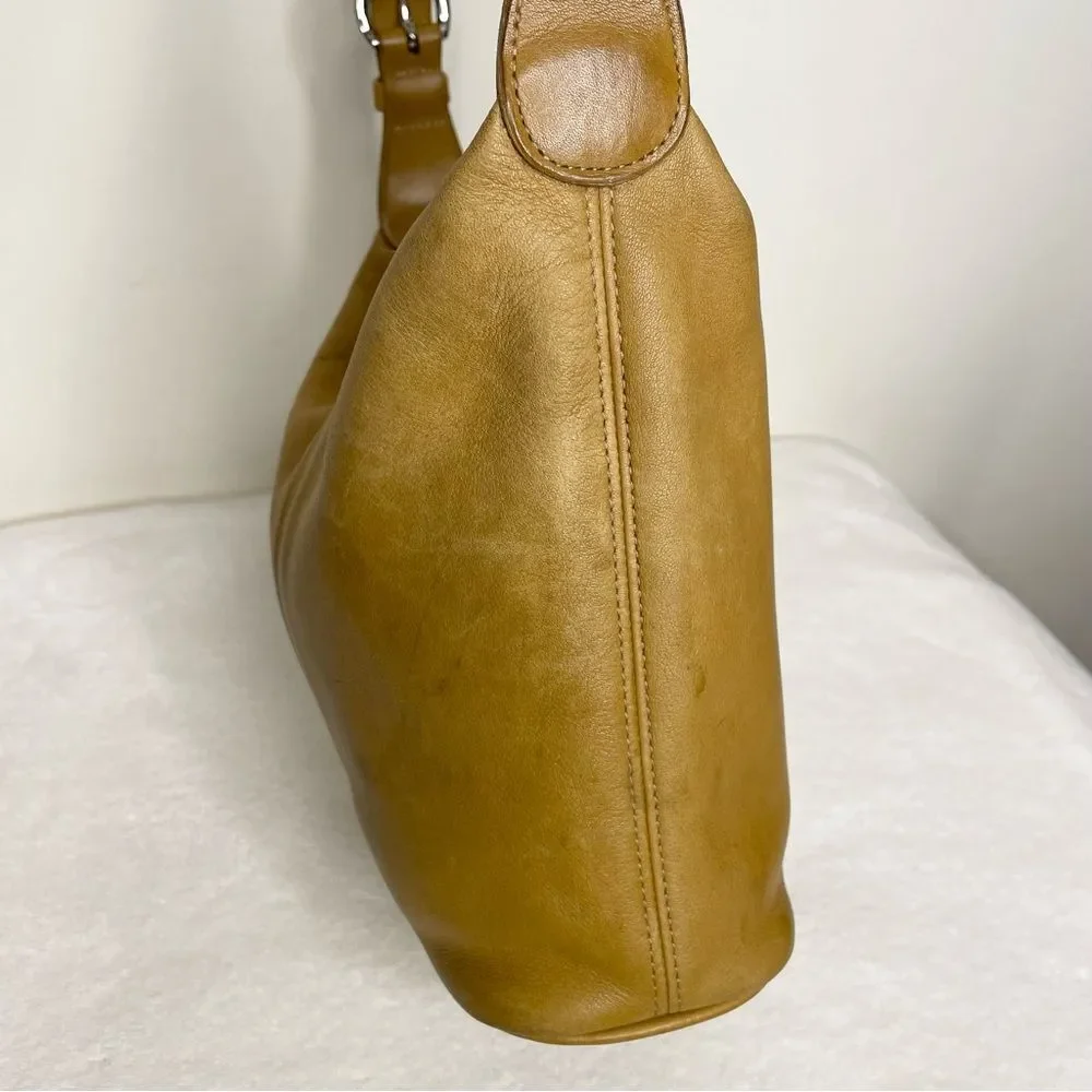 Coach Soho Vintage Mini Bucket Bag Purse Handbag Leather 4148 Lightweight Toffee